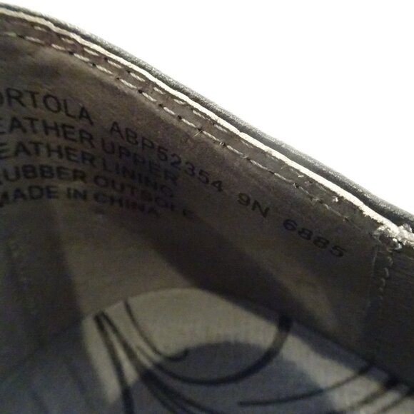 ABEO Portola Heels Shoes Black Leather Size 9N Round Toe Bio System - Picture 6 of 8